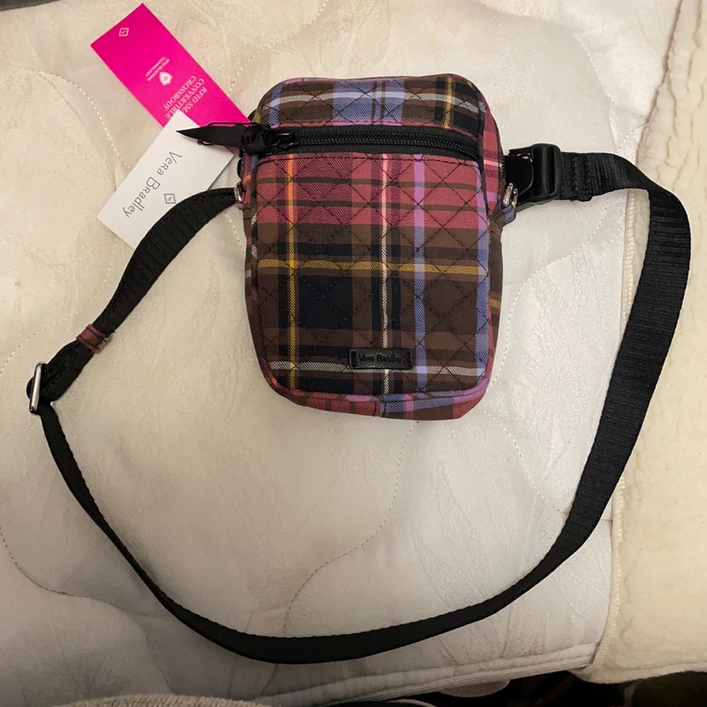 Red small convertible crossbody